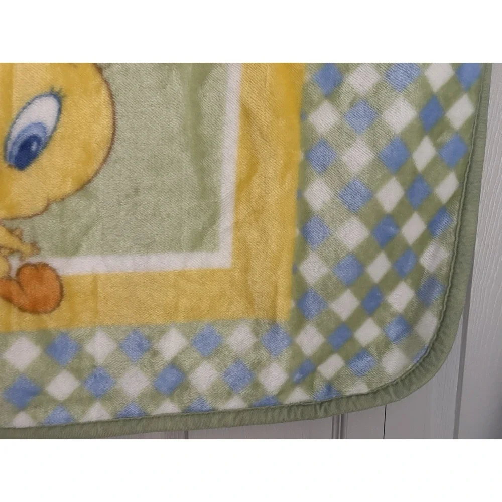 Vintage Looney Tunes Baby Looney Tunes‎ Plush Soft Baby Blanket Throw 30